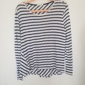 Rag and bone / Jean  Pullover Strip Long Sleeve Top